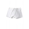 Kadın Dikişsiz Görünmez İz Yapmaz Mini Şort Boxer Beyaz