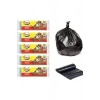 Ögem Büyük Boy Çöp Poşeti 65x80 Cm 50 Lt 10lu Rulo 5 Paket Siyah