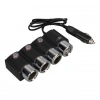 Olesson 1508 12-24V Çift USB Girişli 120W 80cm Kablolu 3lü Araç Çakmak Çoklayıcı