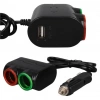 Olesson 1631 12-24V Tek USB Girişli 120W 80cm Kablolu 2LI Araç Çakmak Çoklayıcı