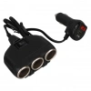 Olesson 1634 12-24V Tek USB Girişli 120W 80cm Kablolu Dijital Voltaj Ekranlı 3lü Araç Çakmak Çoklayıcı