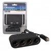 Olesson 1654 12-24V Çift USB - TYPE-C 120W 80cm Kablolu 4LÜ Araç Çakmak Çoklayıcı