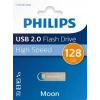 Philips FM12FD160B/00 128GB Moon Klasik Gümüş USB 2.0 Metal Flash Bellek