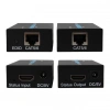 Powermaster HDMI To Cat5-Cat6 Extender 60 Metre Uzatıcı  PM-18232