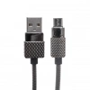 Powermaster Metal Yaylı 3 Amper Micro USB Şarj ve Data Kablosu