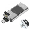 PowerMaster PM-16238 8GB OTG Flash Bellek 4IN1 Lightning Type-C USB-A Micro-USB IOS Android PC Uyumlu