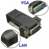 Powermaster VGA Extender RJ45 CAT5/CAT6/CAT7 Uzatıcı Çevirici (2li Paket)