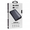 S-Link IP-G10N Siyah Micro+Type C Girişli 10000mAh Taşınabilir Şarj Cihazı Powerbank