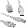 S-Link USB 2.0 Şeffaf 10 Metre Usb Uzatma Kablosu