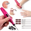 Sunup SN-27091 Hız Ayarlı Tırnak Freze Törpü Manikür Pedikür Seti 6 Başlıklı Elektrikli AC220V