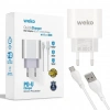 Weko WK-21441 PDU QC 3.0 Amper Telefon Şarj Adaptörü + Micro USB Kablo