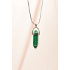 Yeşim Doğal Taşı Zincirli El Yapımı Tasarımlı Kolye Uç: 3,5 Cm Zincir: 20 Cm Kutulu