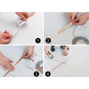 0.5 cm 50 Metre Gold Fayans Arası Şerit Bant