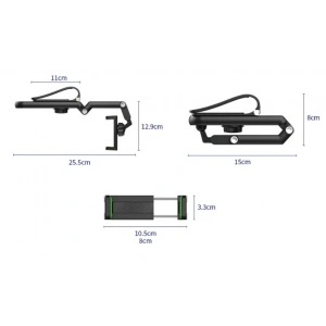 1080° Dönebilen Çok Fonksiyonlu Telefon Tutucu