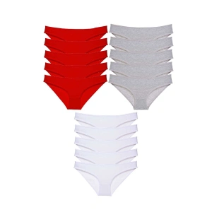 15 Adet Süper Eko Set Likralı Kadın Slip Külot 515