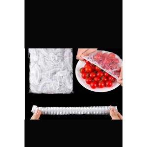 200 Adet Tazelik Koruyucu Tabak Tencere Gıda Bonesi  Çok Amaçlı Pratik Kapak Tencere Bonesi