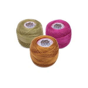 3 Adet Kaplan Etamin Ve Kanaviçe İpi 8 No Kod/renk: 118 - 305 - 1012 - Ryl