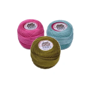 3 Adet Kaplan Etamin Ve Kanaviçe İpi 8 No Kod/renk: 603 - 943 - 582 - Ryl