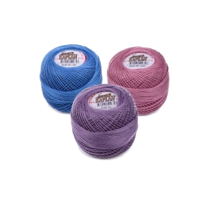 3 Adet Kaplan Etamin Ve Kanaviçe İpi 8 No Kod/renk: 820 - 3352 - Munzur Çiçeği - Ryl