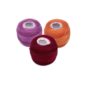 3 Adet Kaplan Etamin Ve Kanaviçe İpi 8 No Kod/renk: 916 - 244 - 902 - Ryl