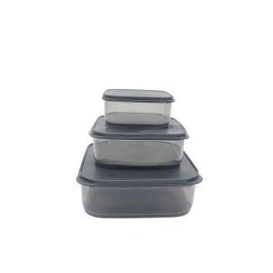 3lü Yatay Füme Renk Saklama Kabı Viva-0x258