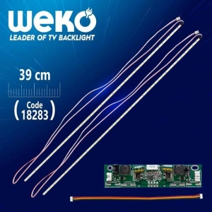 39,5 Inch Universal E-LED 7020 Led 390MM 360-450MA 48-51V Çift Led-Sürücü-Kablo Takımı