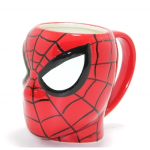3D Spiderman Tasarımlı Porselen Kupa Bardak