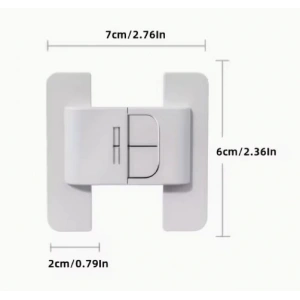 4 Adet Buzdolabı Çekmece ve Dolap Kapağı Çocuk Kilidi