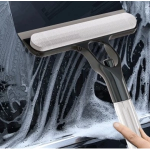 4 in 1 Spreyli Çek Çekli Camsil ve Fırça Aparatı