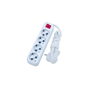 4 Lü 2 Mt Anahtarlı Grup Priz Royaleks-ast-a402