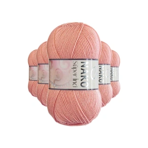 5 Adet Süper İnci El Örgü İpi 100 Gr Bonsai Çiçeği 2807