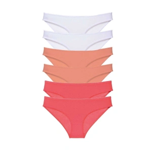 6 Adet Süper Eko Set Likralı Kadın Slip Külot 551