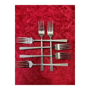 6lı Lüx Hasır Yemek Çatalı Royaleks-69022