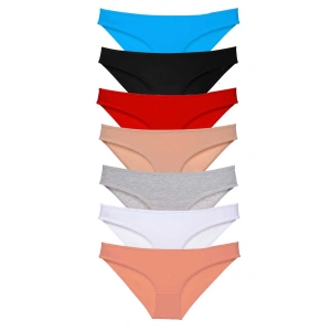 7 Adet Süper Eko Set Likralı Kadın Slip Külot Set 1