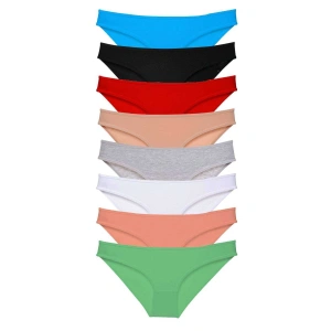 8 Adet Süper Eko Set Likralı Kadın Slip Külot Set 1