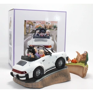 Anime Dragon Ball Son Goku, Kuririn, Usta Roshi Figürü 17 Cm