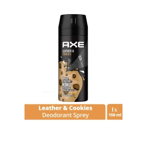 Axe Erkek Sprey Deodorant Leather & Cookies 48 Saat Etkileyeci Koku 150 Ml