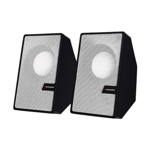 Beyaz USB 2.0 + 3.5mm USB Hoparlör