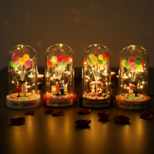 Biblolu Balonlu Ledli Fanus