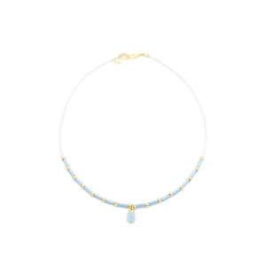 Boncuk Ananas Kolye - Beyaz