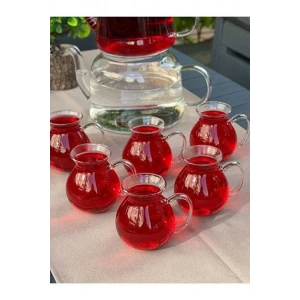 Borosilikat Cam Bardak 6 Adet