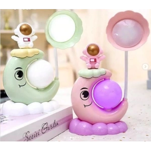 Çocuk Odası Ay ve Astronot Desenli Gece Lambası