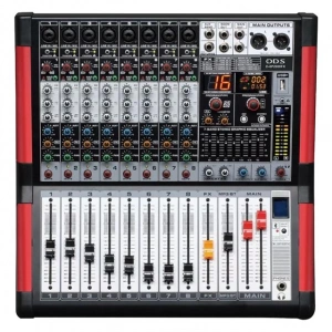 DDS D-8P2000 FX USB-SD-Bluetooth Destekli 2x1000 Watt 8 Kanal Power Mixer