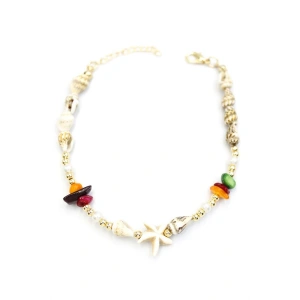 Deniz Kabuğu Halhal - Çok Renkli