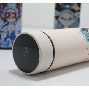 Dijital Göstergeli Paslanmaz Çelik Termos