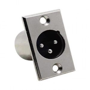 Elektromer Canon XLR 3 Pin Erkek Şase Konnektör