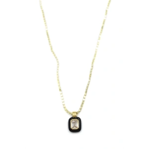 Ezme Zincir Kolye - 60 Cm - Altın