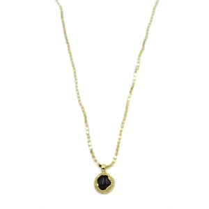 Ezme Zincir Kolye - 60 Cm - Altın