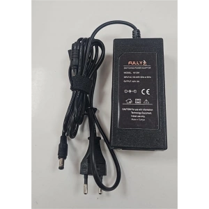 Fully 1612M 42 Volt 2 Amper 5.5x2.5mm Uçlu Masaüstü Plastik Kasa Elektrikli Bisiklet Şarj Adaptörü