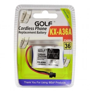 Gold KX-A36A NI-CD Kısa Açık 3.6 Volt 300mAh Telsiz Telefon Pili